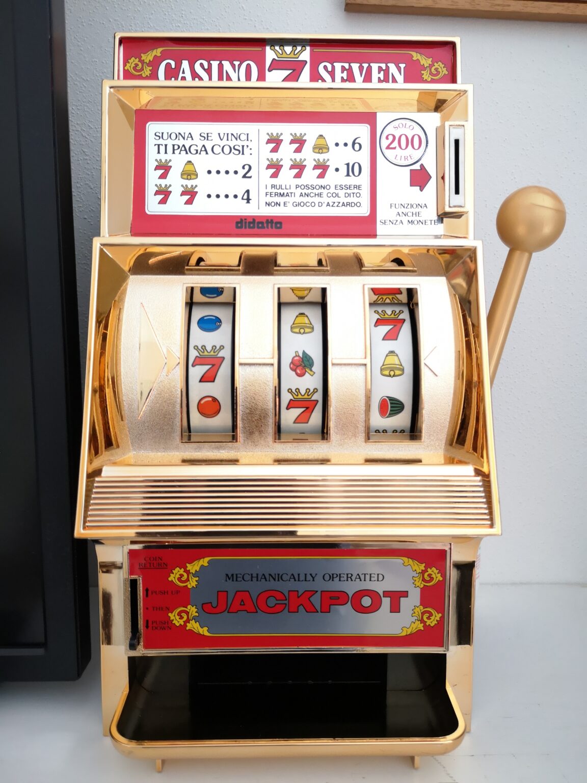 Mini slot-machine “Casino 7 Seven” della WACO – eritrium.org