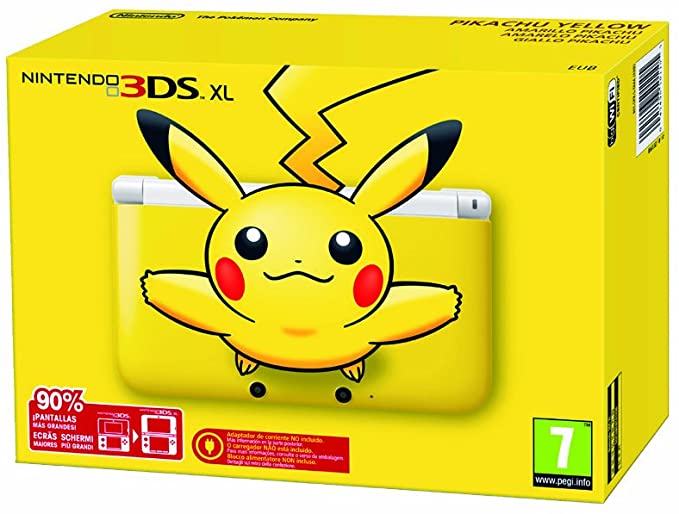 NIntendo 3DS XL Yello Pikachu Edition