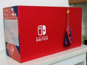 Nintendo Switch Mario Red & Blue Edition, front