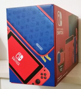 Nintendo Switch Mario Red & Blue Edition, side