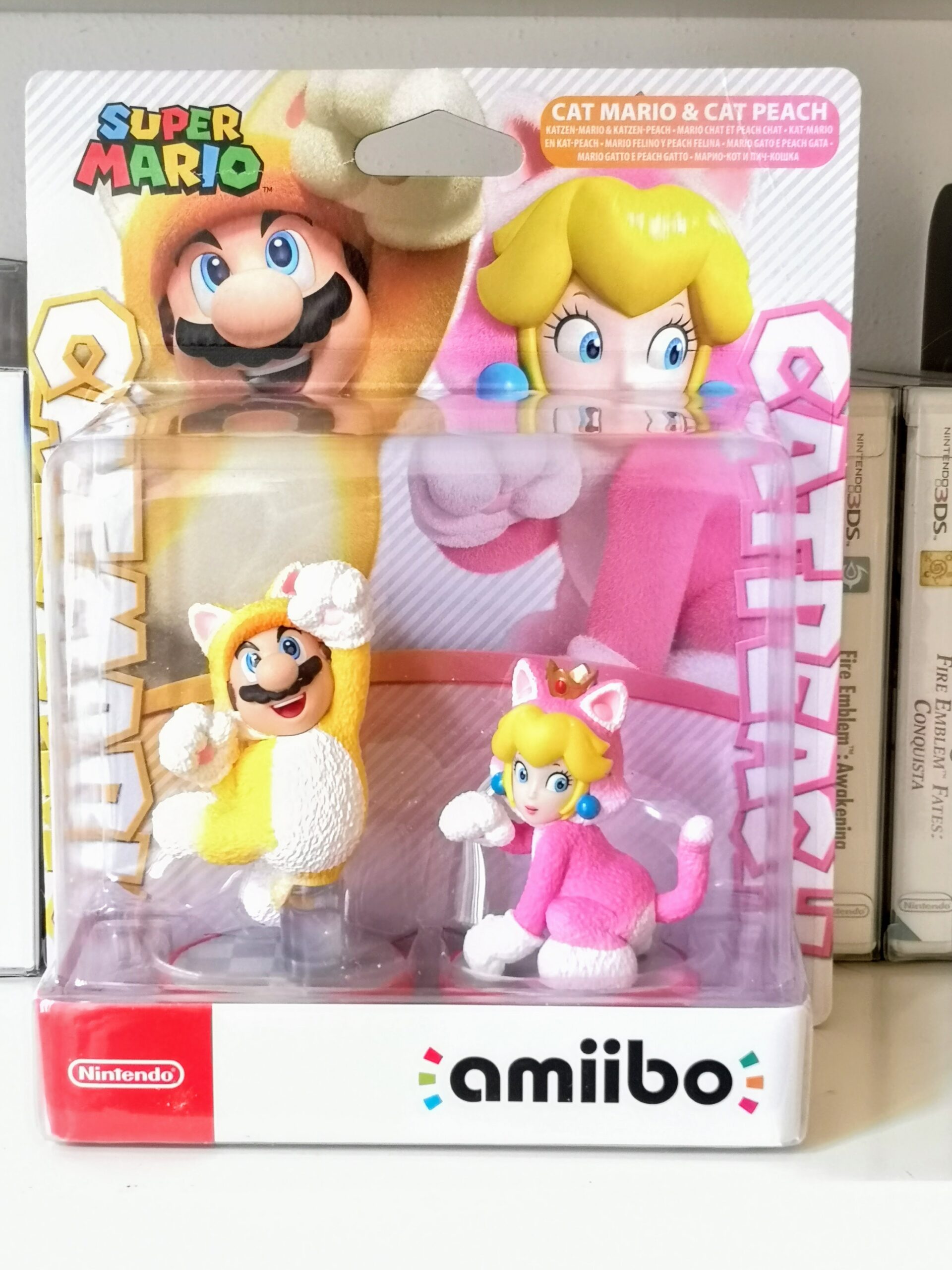 Presentazione Amiibo Cat Mario & Cat Peacha