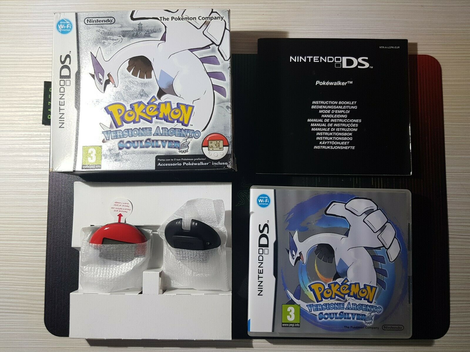 Panoramica Pokémon Versione Argento SoulSilver con Pokewalker