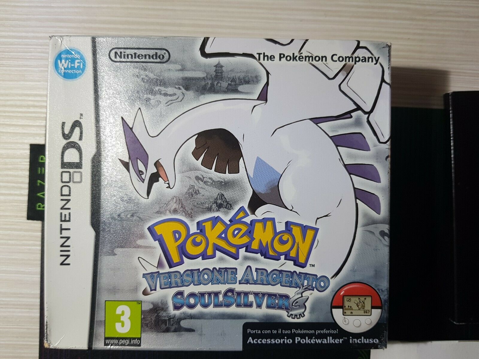 Dettaglio Pokémon Versione Argento SoulSilver con Pokewalker