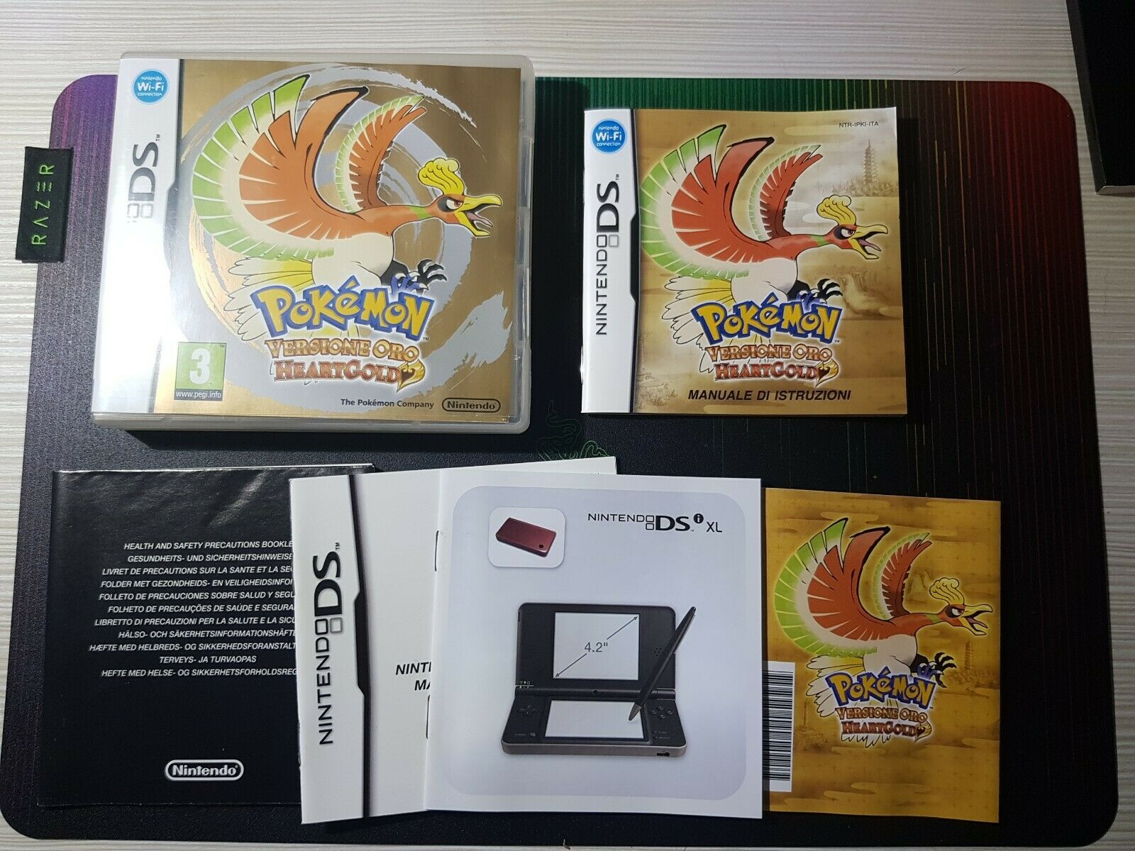 Dettaglio Pokémon Versione Oro HeartGold con Pokewalker