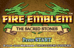 Schermata di gioco di Fire Emblem: The Sacred Stone, 01