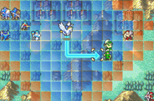 Schermata di gioco di Fire Emblem: The Sacred Stone, 03