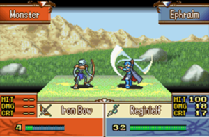 Schermata di gioco di Fire Emblem: The Sacred Stone, 04