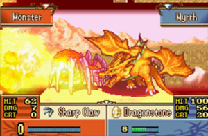 Schermata di gioco di Fire Emblem: The Sacred Stone, 05