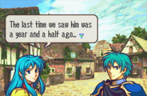 Schermata di gioco di Fire Emblem: The Sacred Stone, 07