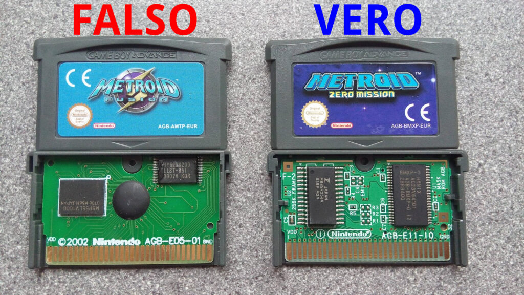 fake.metroid vs real metroid GBA