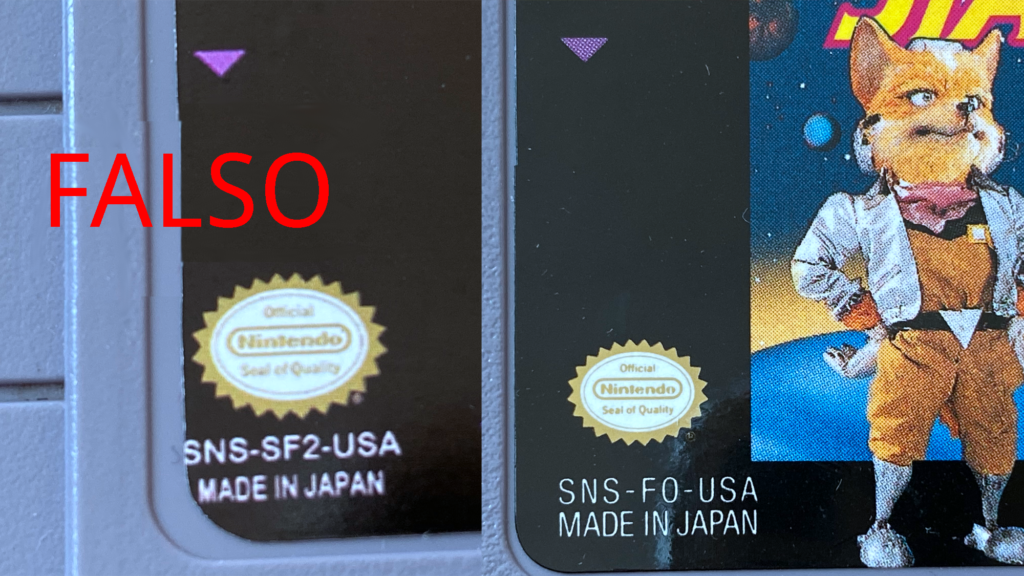 Real VS Fake SNES Cartridge