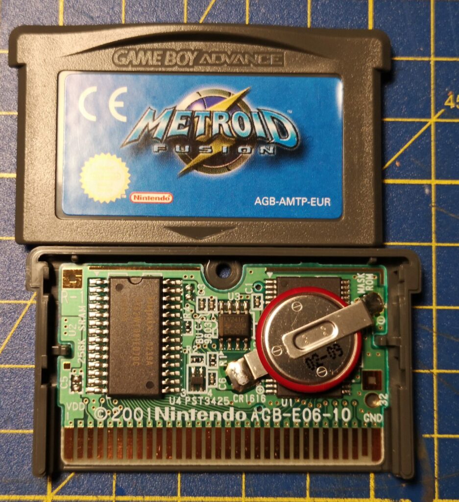 Metroid Fusion (2002 NIntendo Game Boy Advance), Printed Circuit Board