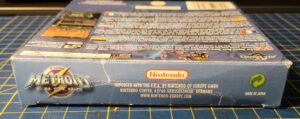 Metroid Fusion (2002 NIntendo Game Boy Advance), laterale 03