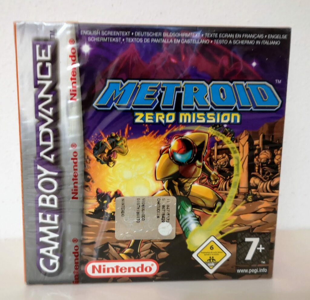 Metroid: Zero Mission, front cover