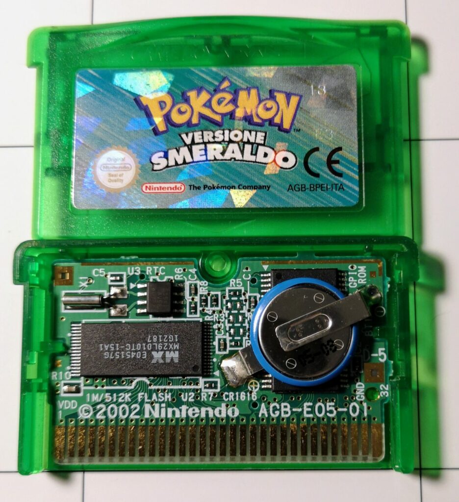 Dettaglio PCB per Pokémon Versione Smeraldo