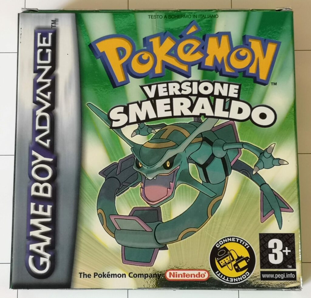 Pokemon Versione Smeraldo, copertina frontale