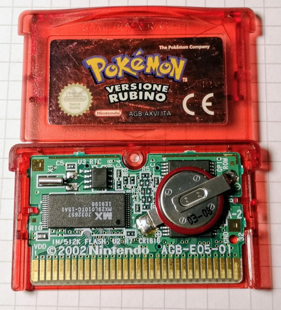 Dettaglio PCB per Pokémon Versione Rubino