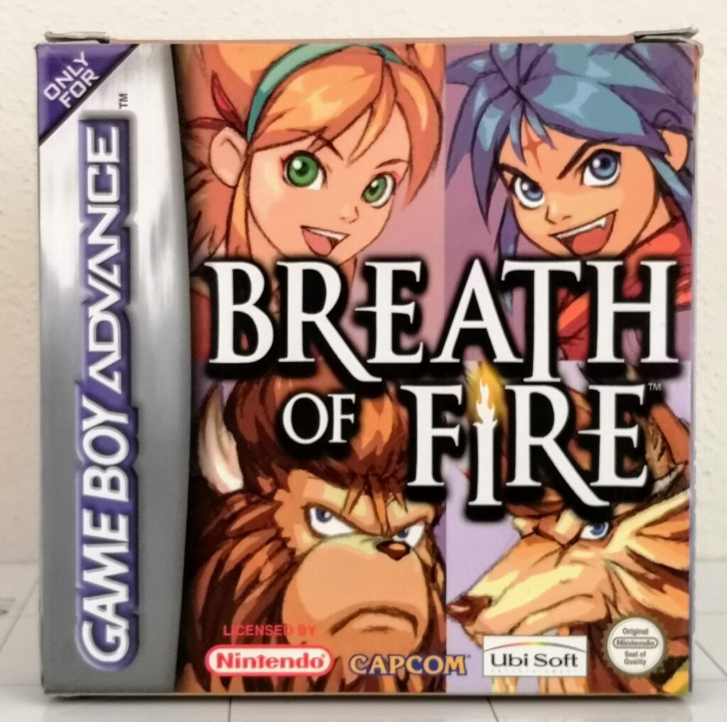 Breath OF Fire (Capcom 1993), copertina frontale