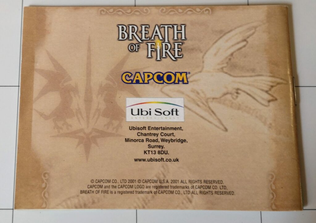 Breath OF Fire (GameBoy Advance, Capcom 2001), dettaglio 2