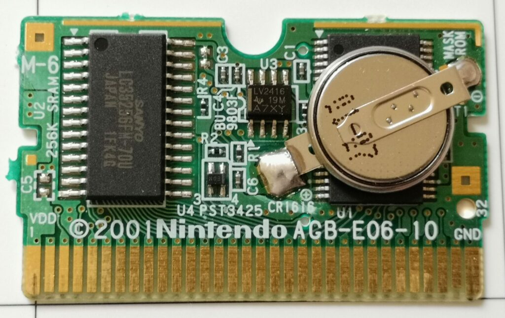 Breath OF Fire (GameBoy Advance, Capcom 2001), Printed Circuit Board