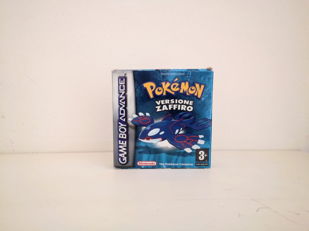 Pokémon Versione Zaffiro, copertina frontale