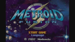 Schermata di gioco di Metroid Fusion, 01