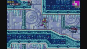 Schermata di gioco di Metroid Fusion, 03