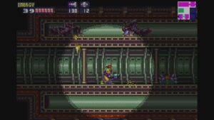 Schermata di gioco di Metroid Fusion, 06