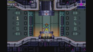 Schermata di gioco di Metroid Fusion, 08