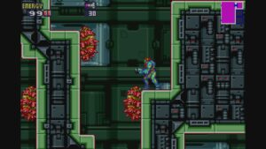 Schermata di gioco di Metroid Fusion, 10