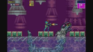 Schermata di gioco di Metroid Fusion, 11