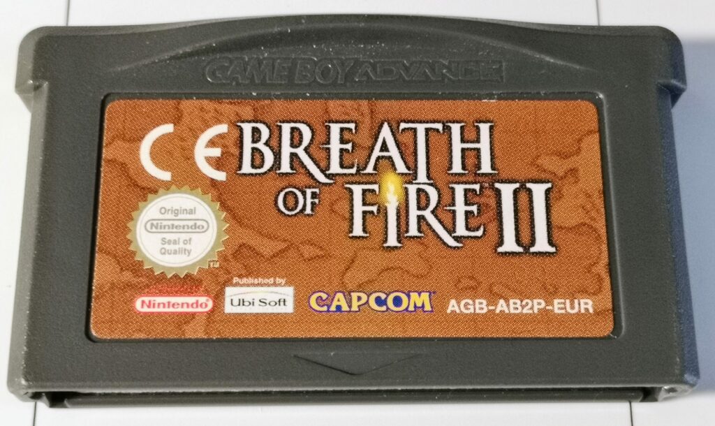 Breath of Fire II (Nintendo GameBoy Advance, Ubisoft 2002), scheda di gioco