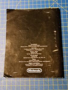 Game Boy Advance, manuale di istruzioni multilingua, retro