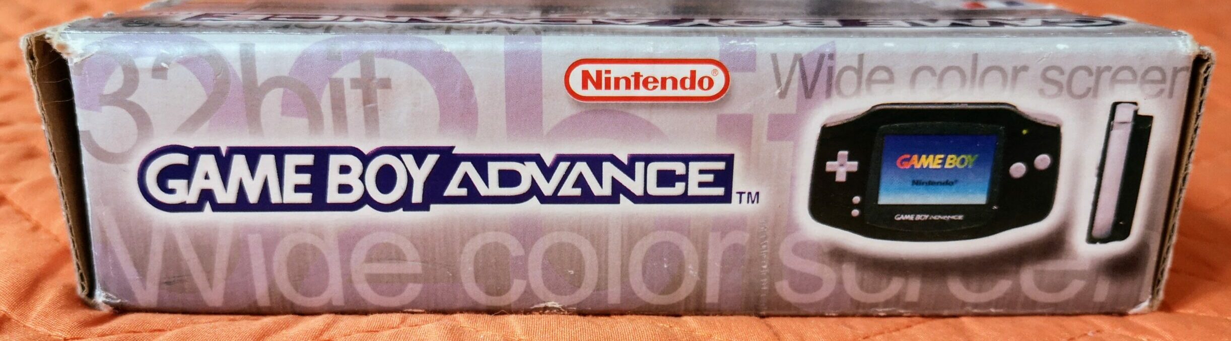 Game Boy Advance, scatola lato 2