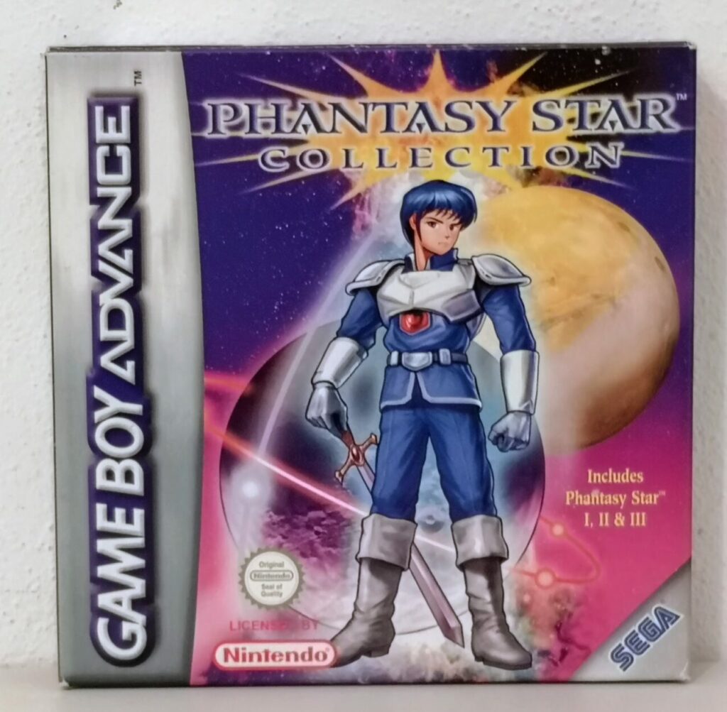 Phantasy Star Collection (2003 Nintendo Game Boy Advance), copertina frontale