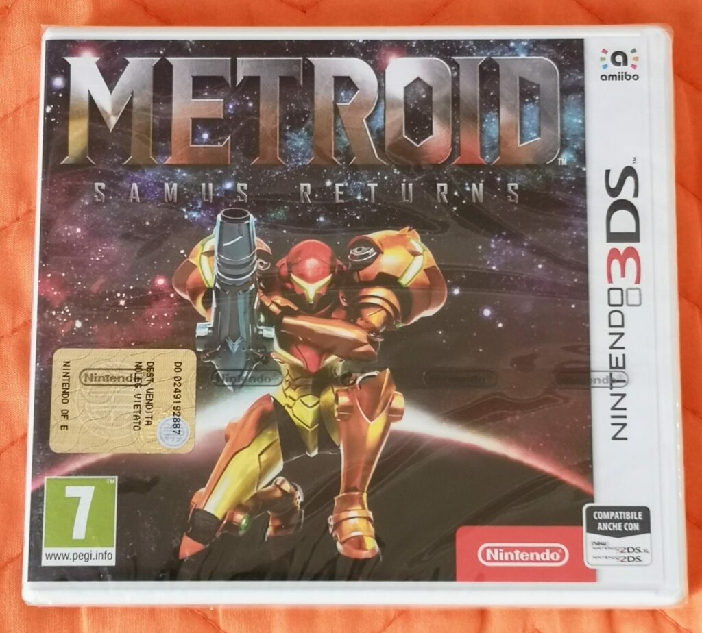 Metroid: Samus Returns, copertina frontale