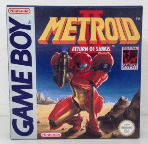 Metroid II: Return of Samus (1992 Nintendo Game Boy), copertina frontale