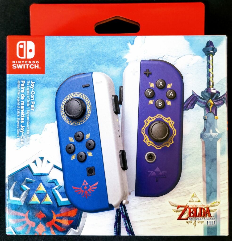 Joy-Con Pair: The Legend of Zelda Skyward Sword HD Edition, frontale