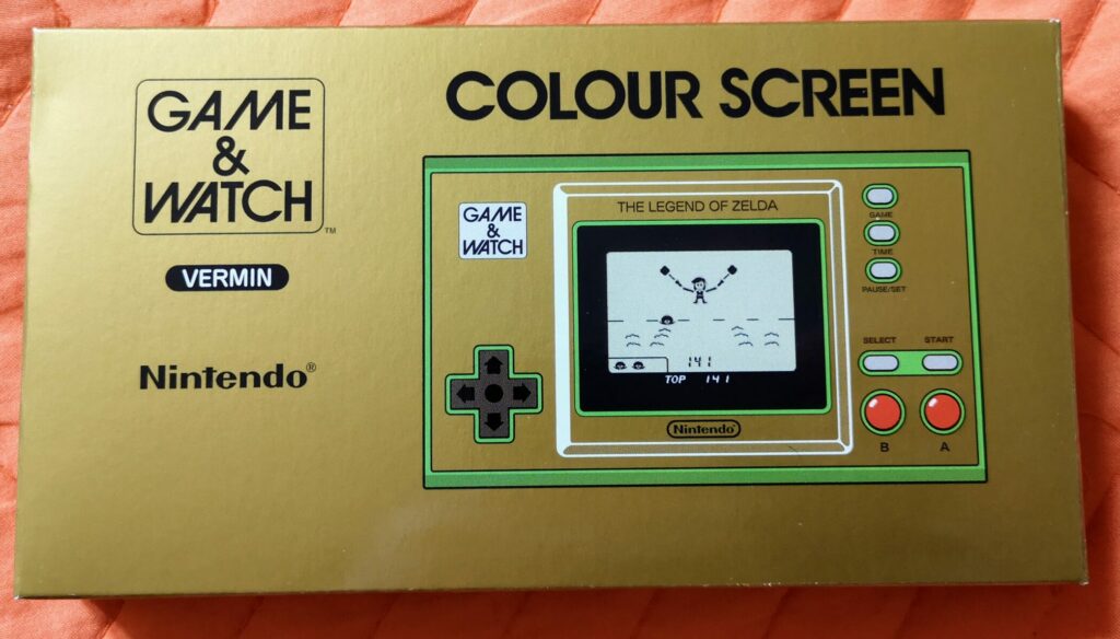 Game & Watch: The Legend of Zelda, scatola fronte