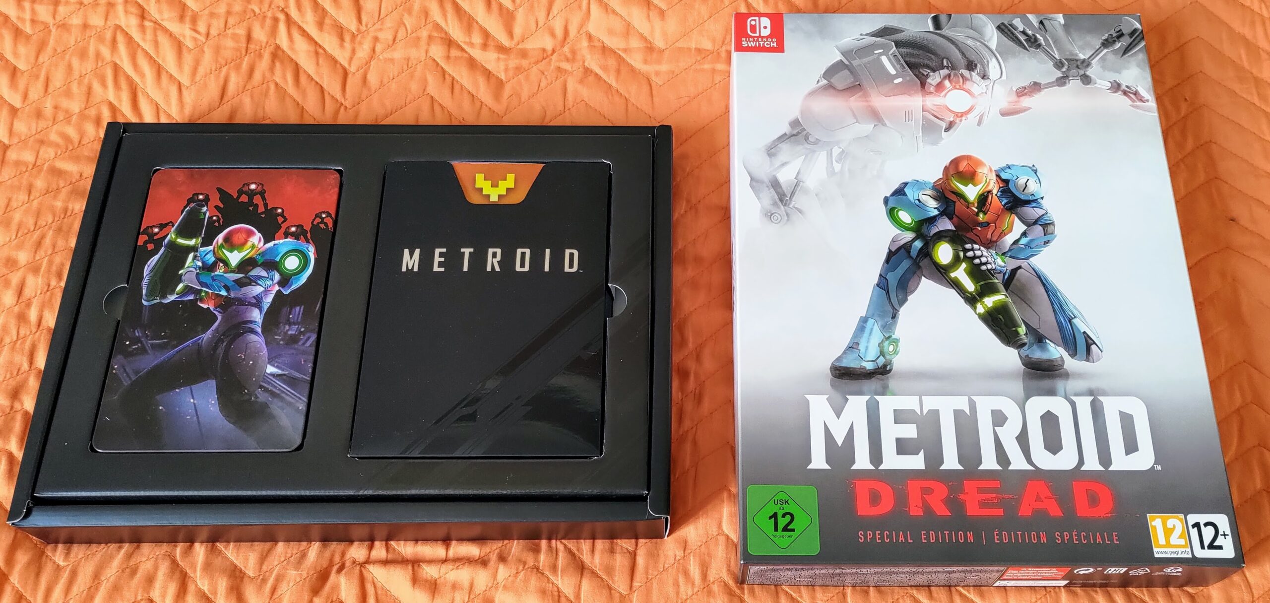 Metroid Dread, edizione speciale confezione aperto