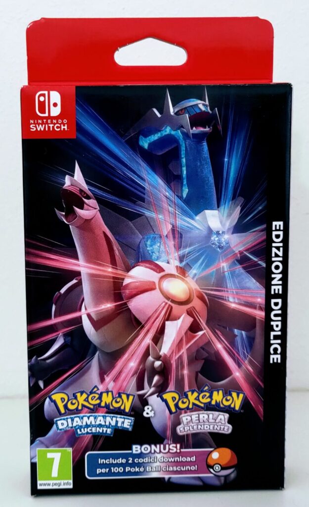 Pokémon Diamante Lucente e Pokémon Perla Splendente Edizione Duplice, presentazione frontale del gioco