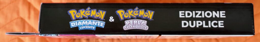 Pokémon Diamante Lucente e Pokémon Perla Splendente Edizione Duplice, laterale 1 del gioco