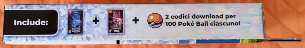 Pokémon Diamante Lucente e Pokémon Perla Splendente Edizione Duplice, laterale 2 del gioco
