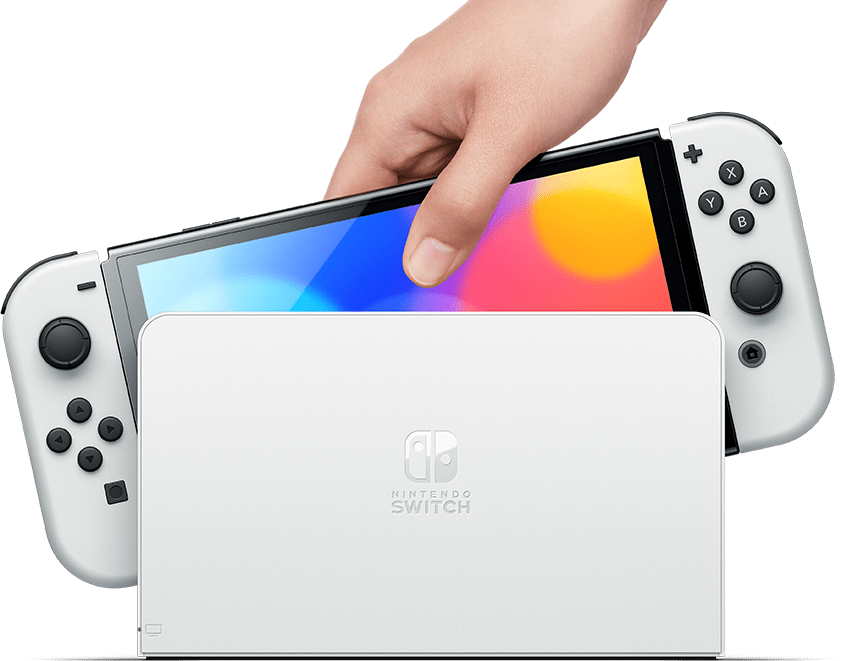 Nintendo Switch – OLED Model Bianca con Dock Bianco