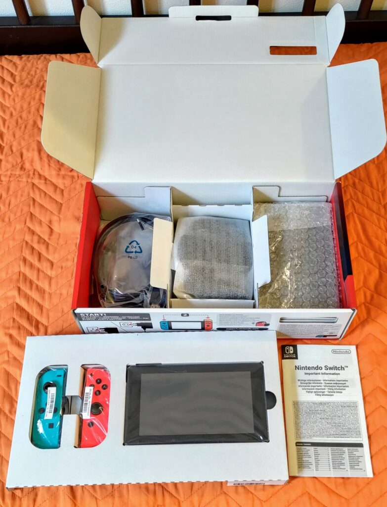 Nintendo Switch (revisione 2) Unboxing 2