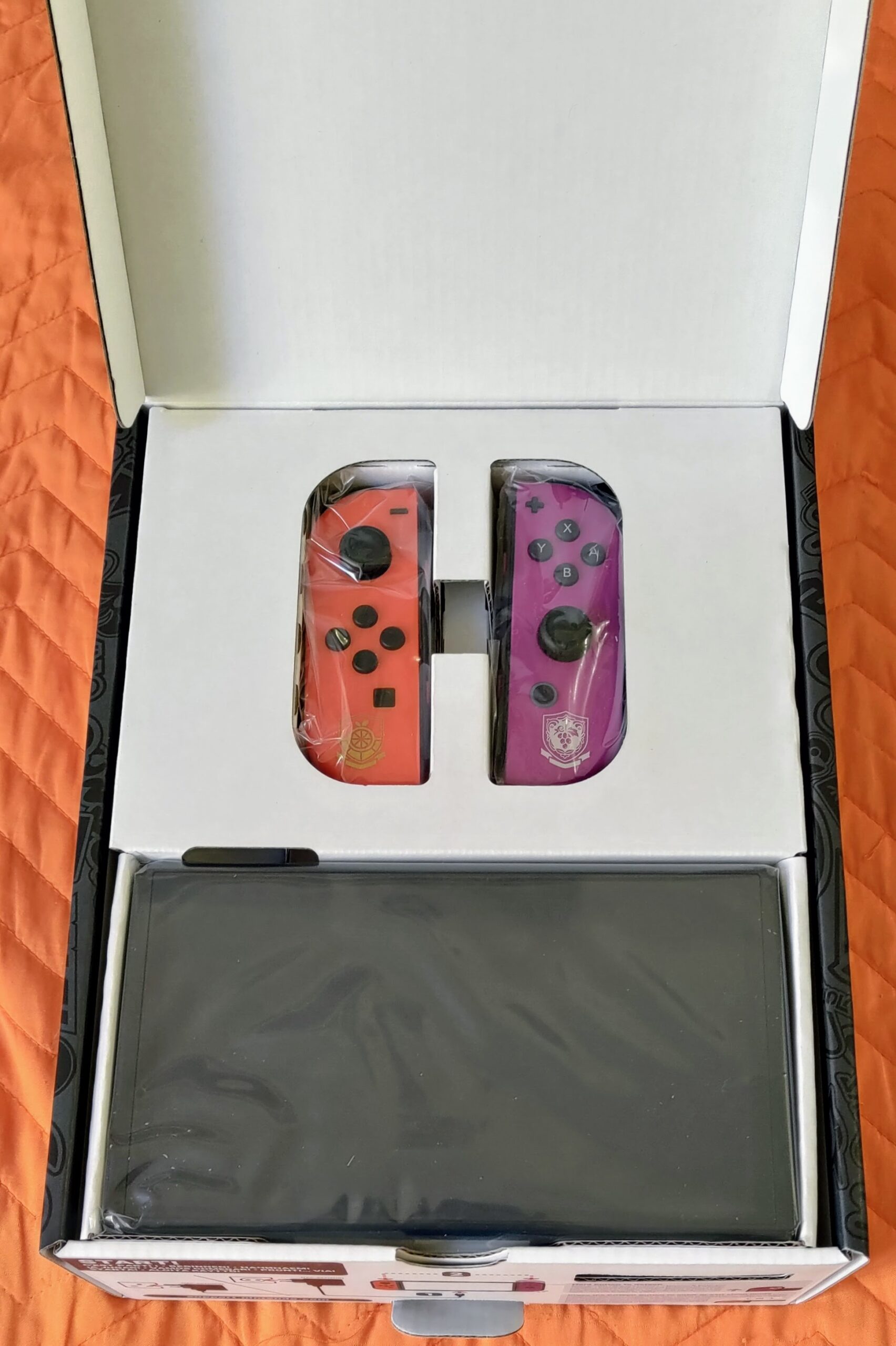 Confezione aperta Nintendo Switch – OLED Model Pokémon Scarlet & Violet Edition